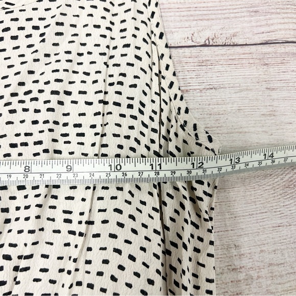 Lucky Brand White Black Geometric Maxi Sleeveless Boho Dress Size S - Picture 11 of 12